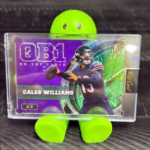 Caleb Williams 2:5 QB1 On The Clock Rookie Trading Card
